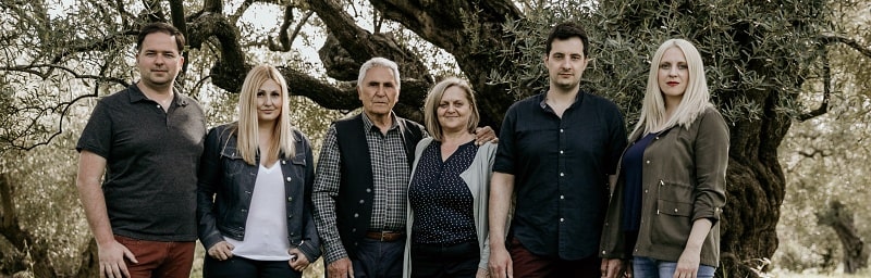 Rodina Kelidis vyrábějící olivový olej Kyklopas